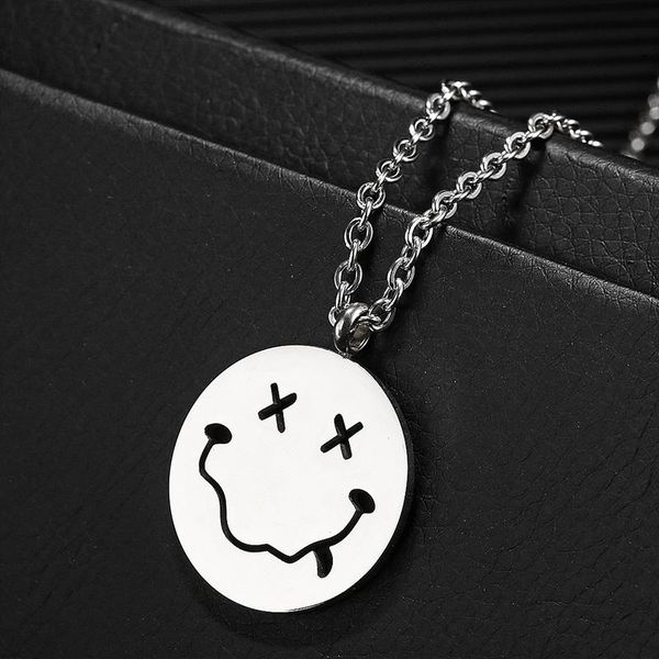 pendant necklaces men steel stainless chain necklace funny face pendants hip hop jewelry on the neck male accessories, Silver
pendant necklaces men steel stainless chain necklace funny face pendants hip hop jewelry on the neck male accessories, Silver