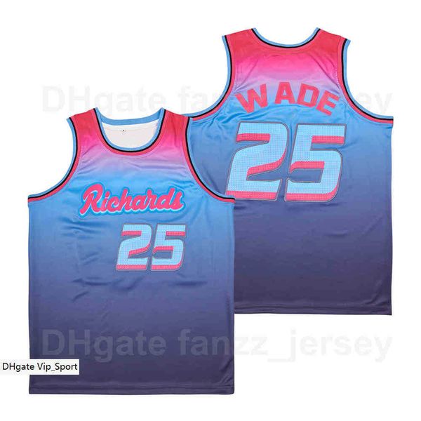 movie basketball richards high school 25 dwyane wade jersey men hiphop for sport fans team color blue hip hop breathable pure cotton uniform, Black
movie basketball richards high school 25 dwyane wade jersey men hiphop for sport fans team color blue hip hop breathable pure cotton uniform, Black