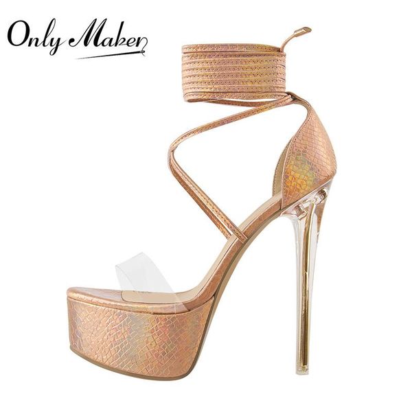 dress shoes onlymaker 2021 summer platform sandals transparent metal heel women ankle strap patent leather crocodile print pvc, Black
dress shoes onlymaker 2021 summer platform sandals transparent metal heel women ankle strap patent leather crocodile print pvc, Black