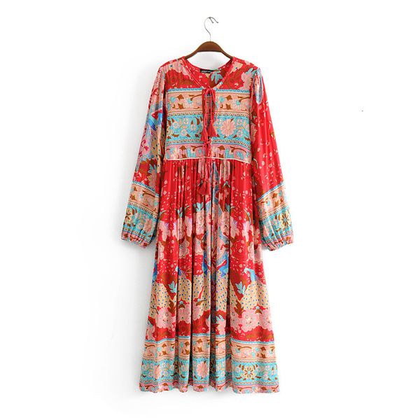 dresses women floral print bohemian beach es tassel v-neck sleeve casual long spring summer boho holiday party maxi, Black;gray
dresses women floral print bohemian beach es tassel v-neck sleeve casual long spring summer boho holiday party maxi, Black;gray