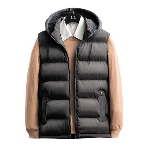 men's vests 2021 autumn and winter young vest waistcoat warm hooded slim-fitting, Black;white
men's vests 2021 autumn and winter young vest waistcoat warm hooded slim-fitting, Black;white