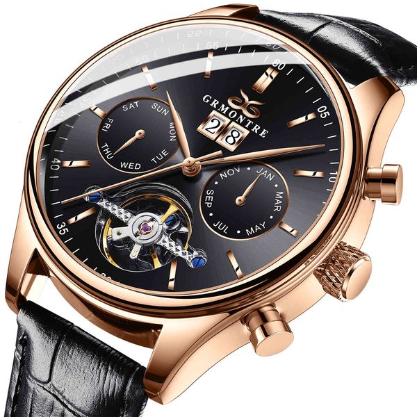 grmontre automatic mechanical clock fashion leather waterproof gentlemen clocks luxury perpetual calendar reloj hombr new 2021, Slivery;brown
grmontre automatic mechanical clock fashion leather waterproof gentlemen clocks luxury perpetual calendar reloj hombr new 2021, Slivery;brown