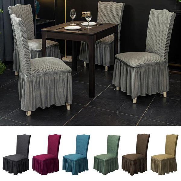 chair covers anti-slip dining cover with ruffle skirt removable anti-dirty seat for banquet wedding el restaurant
chair covers anti-slip dining cover with ruffle skirt removable anti-dirty seat for banquet wedding el restaurant