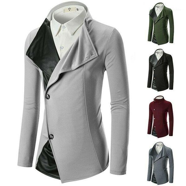 men's jackets spring autumn long sleeve two button splice faux leather jacket outwear slim fit style stitching knitted, Black;brown
men's jackets spring autumn long sleeve two button splice faux leather jacket outwear slim fit style stitching knitted, Black;brown