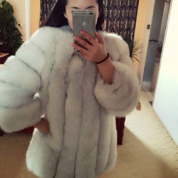 style artificial fur medium and long women's fur imitation fur coat fashion trend and comfort 211207, Black
style artificial fur medium and long women's fur imitation fur coat fashion trend and comfort 211207, Black