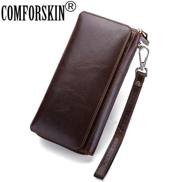 wallets comforskin brand d 100% genuine leather men multi-function clutch wallet with hand rope carteira masculina, Red;black
wallets comforskin brand d 100% genuine leather men multi-function clutch wallet with hand rope carteira masculina, Red;black