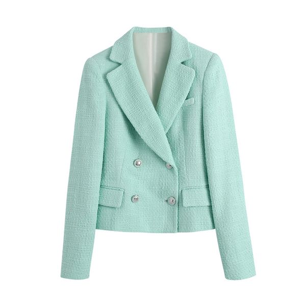solid green fashion blazer for office lady summer double-breasted pockets slim women casual chic crop female 210430, White;black
solid green fashion blazer for office lady summer double-breasted pockets slim women casual chic crop female 210430, White;black