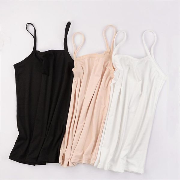 summer plain sleeveless stretch strappy womens camis camisole vest solid color seamless comfortable underwear, White
summer plain sleeveless stretch strappy womens camis camisole vest solid color seamless comfortable underwear, White
