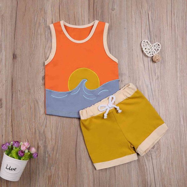 toddler baby boy clothes 2pcs summer set print sleeveless vest waist elastic lace up shorts beachwear, White
toddler baby boy clothes 2pcs summer set print sleeveless vest waist elastic lace up shorts beachwear, White