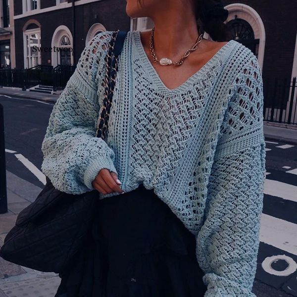 women's sweaters jacquard knit hollow sweater women shirts 2021 autumn loose fashion v-neck solid casual office lady pullovers, White;black
women's sweaters jacquard knit hollow sweater women shirts 2021 autumn loose fashion v-neck solid casual office lady pullovers, White;black