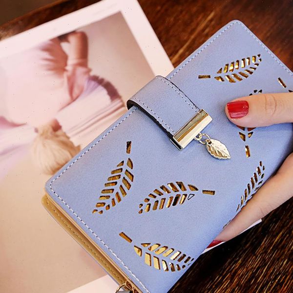women wallet pu leather purse female long gold hollow leaves pouch handbag for coin card holders clutch, Red;black
women wallet pu leather purse female long gold hollow leaves pouch handbag for coin card holders clutch, Red;black