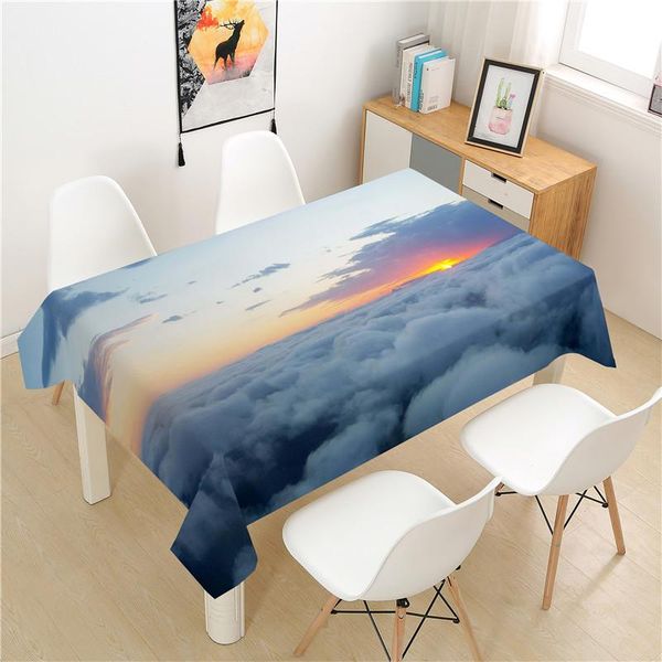 table cloth mist tablecloth polyester el picnic rectangular covers home dining tea decoration