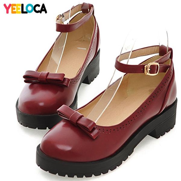 dress shoes yeeloca pumps spring autumn women mary janes round toe buckle strap butterfly knot sweet med heels casual woman, Black
dress shoes yeeloca pumps spring autumn women mary janes round toe buckle strap butterfly knot sweet med heels casual woman, Black
