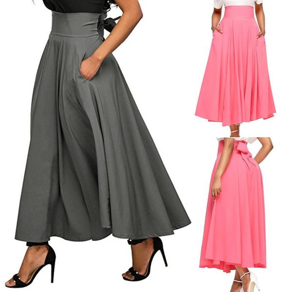 skirts very elegant to wear women high waist pleated a line long skirt front slit belted maxi drop, Black
skirts very elegant to wear women high waist pleated a line long skirt front slit belted maxi drop, Black