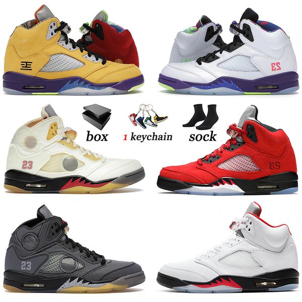 2021 men basketball shoes raging bull jumpman 5 5s what the sail alternate bel-airs fire red black muslin s sneakers with box, White;red
2021 men basketball shoes raging bull jumpman 5 5s what the sail alternate bel-airs fire red black muslin s sneakers with box, White;red