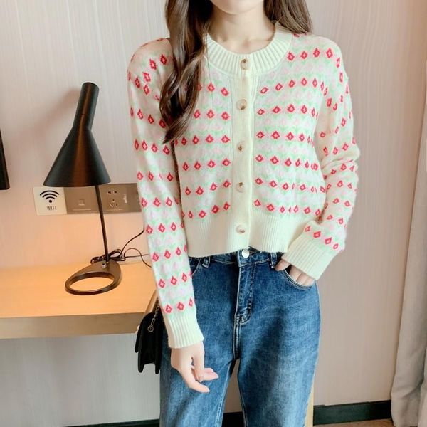 women's knits & tees cardigan women vintage cropped sweater single-breasted slim cute preppy style student all-match harajuku fashi, White
women's knits & tees cardigan women vintage cropped sweater single-breasted slim cute preppy style student all-match harajuku fashi, White