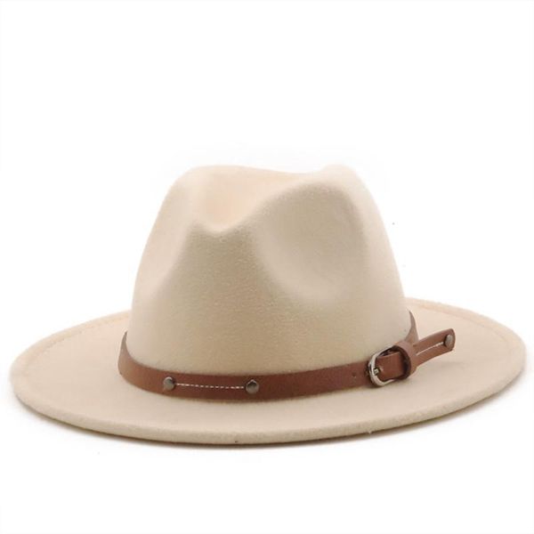 wide brim hats beige/white simple hat panama solid felt fedoras for men women artificial wool blend jazz cap, Blue;gray
wide brim hats beige/white simple hat panama solid felt fedoras for men women artificial wool blend jazz cap, Blue;gray