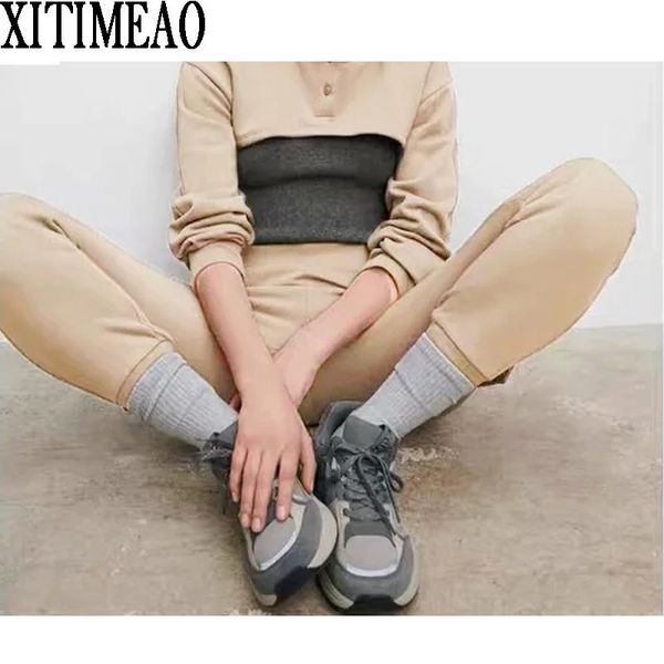 women solid color long trousers lady sport pants casual lace up loose high waist drawstring xitimeao women's & capris, Black;white
women solid color long trousers lady sport pants casual lace up loose high waist drawstring xitimeao women's & capris, Black;white