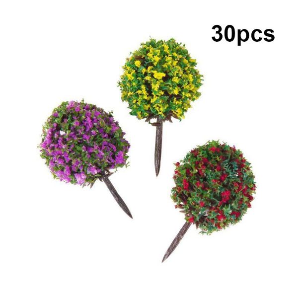 decorative flowers & wreaths 30pcs/lot 1:100 scale ball-shaped flower model micro landscape mixed trees garden scenery miniature toy for kid
decorative flowers & wreaths 30pcs/lot 1:100 scale ball-shaped flower model micro landscape mixed trees garden scenery miniature toy for kid