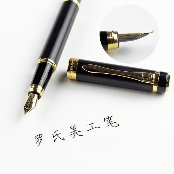 luoshi fountain pen 0.8mm feather ink pens for school black writing iraurtia curved tip caneta art supplies
luoshi fountain pen 0.8mm feather ink pens for school black writing iraurtia curved tip caneta art supplies