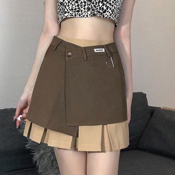 skirts patchwork mini skirt y2k pleated 2 piece asymmetric short preppy summer streetwear 90s costume, Black
skirts patchwork mini skirt y2k pleated 2 piece asymmetric short preppy summer streetwear 90s costume, Black