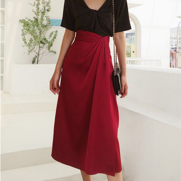 skirts Msxu elegant spring fashions chic charming twist slit waist casual work female skirt, Black
skirts Msxu elegant spring fashions chic charming twist slit waist casual work female skirt, Black