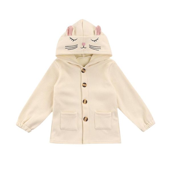 jackets 2021 1-6y winter fall kids girls coats cute cats print 3d ears hooded long sleeve big button outwear with pockets cardigan, Blue;gray
jackets 2021 1-6y winter fall kids girls coats cute cats print 3d ears hooded long sleeve big button outwear with pockets cardigan, Blue;gray