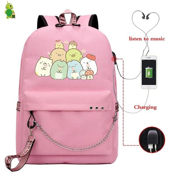 backpack mochila sumikko cute school bags for teenage girls usb charge lapwomen backpacks korean travel
backpack mochila sumikko cute school bags for teenage girls usb charge lapwomen backpacks korean travel