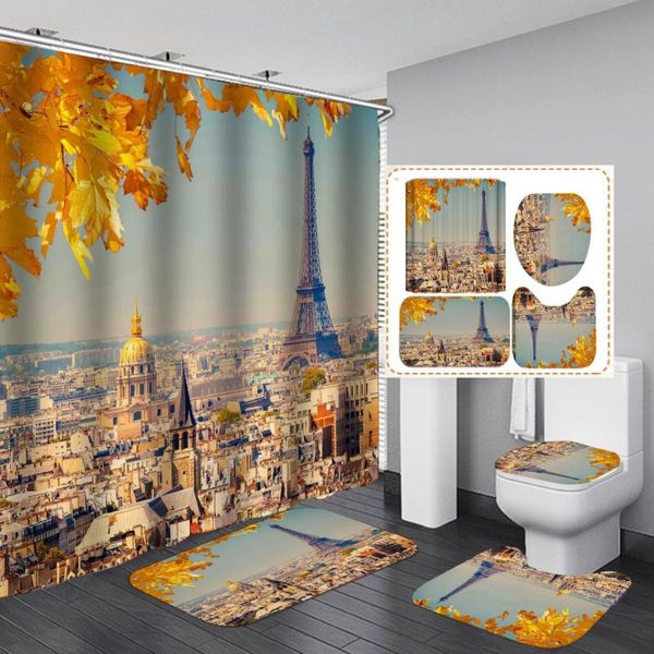 shower curtains romatic paris landscape eiffel tower printed curtain set non-slip carpet toilet seat cushion
shower curtains romatic paris landscape eiffel tower printed curtain set non-slip carpet toilet seat cushion