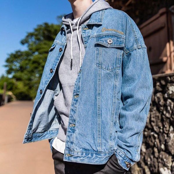 denim jacket men's fashion student loose autumn and winter tooling chaqueta hombre jackets, Black;brown
denim jacket men's fashion student loose autumn and winter tooling chaqueta hombre jackets, Black;brown