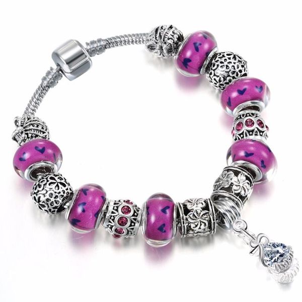 charm bracelets kinitial fashion bead jewelry flower bangles for women antique pink crystal beads zircon pendant cuff bijoux, Golden;silver
charm bracelets kinitial fashion bead jewelry flower bangles for women antique pink crystal beads zircon pendant cuff bijoux, Golden;silver