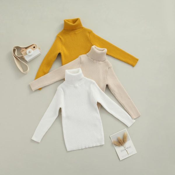 pullover 3 colors little girls casual long sleeve sweater toddler autumn fashion solid color high collar knitwear outfits, Blue
pullover 3 colors little girls casual long sleeve sweater toddler autumn fashion solid color high collar knitwear outfits, Blue