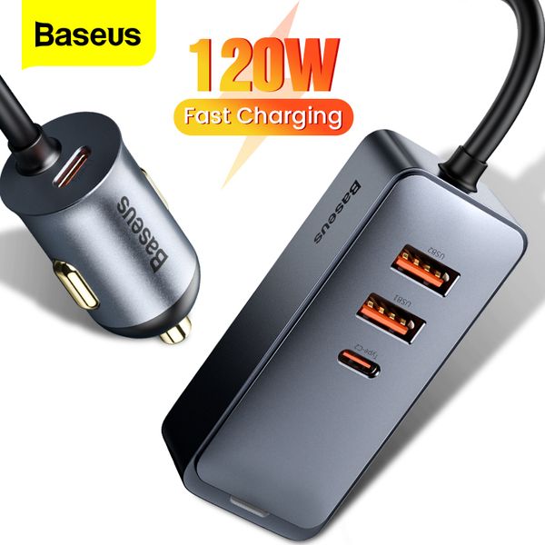 baseus 4 port 120w usb quick charge pps fast charging pd 20w type c car charger for iphone 12 xiaomi samsung tablet
baseus 4 port 120w usb quick charge pps fast charging pd 20w type c car charger for iphone 12 xiaomi samsung tablet