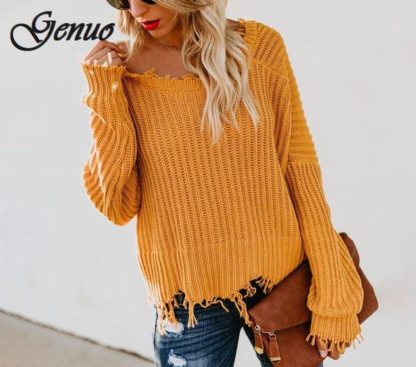 women's sweaters autumn and winter fashion long sleeve v-neck solid color backless loose ladies sweater, White;black
women's sweaters autumn and winter fashion long sleeve v-neck solid color backless loose ladies sweater, White;black