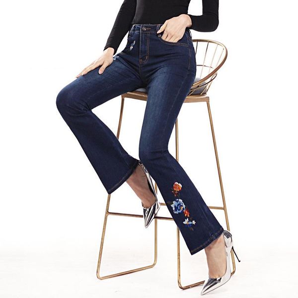 women's jeans ferzige brand elastic skinny high waist women embroidery flower beautiful clothes ladies flare pants blue plus size
women's jeans ferzige brand elastic skinny high waist women embroidery flower beautiful clothes ladies flare pants blue plus size