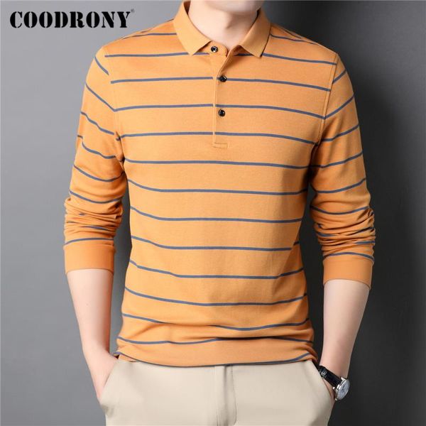 men's polos coodrony brand spring autumn long sleeve business casual striped 100% pure cotton -shirt men clothing c5101, White;black
men's polos coodrony brand spring autumn long sleeve business casual striped 100% pure cotton -shirt men clothing c5101, White;black