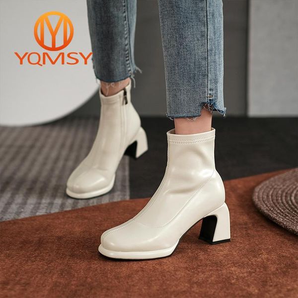 boots yqmsy fashion stretch casual square heel toe zipper spring/autumn office non-slip high heels shoes as308, Black
boots yqmsy fashion stretch casual square heel toe zipper spring/autumn office non-slip high heels shoes as308, Black