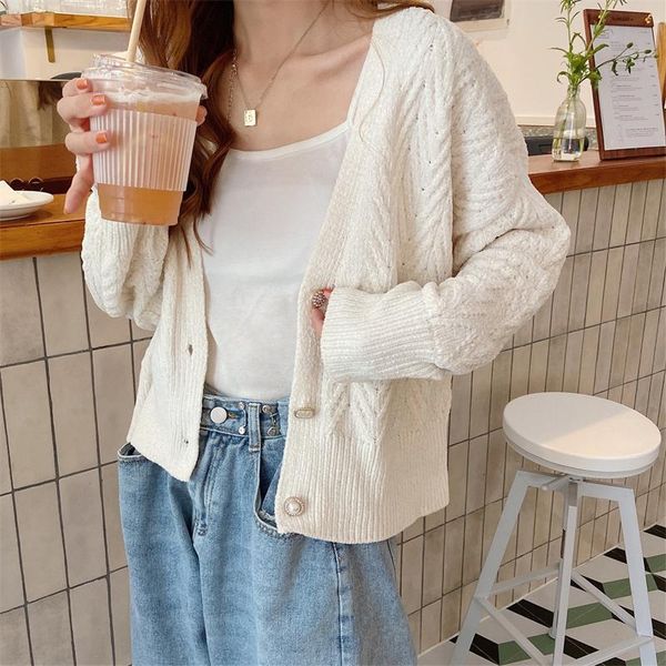 women's knits & tees qila fashionable autumn winter gem button heavy industry soft flannel knitted sweater cardigan women, White
women's knits & tees qila fashionable autumn winter gem button heavy industry soft flannel knitted sweater cardigan women, White