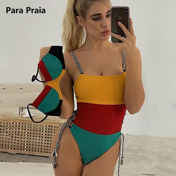 one piece swimsuit patchwork swimwear women swimming suit halter monokini bandage bathing bodysuit one-piece suits
one piece swimsuit patchwork swimwear women swimming suit halter monokini bandage bathing bodysuit one-piece suits