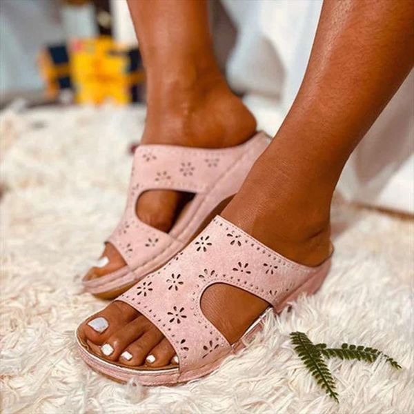 women shoes 2021 summer women's fashion casual hollow carved large size slope sandals slippers outdoor beach, Black
women shoes 2021 summer women's fashion casual hollow carved large size slope sandals slippers outdoor beach, Black