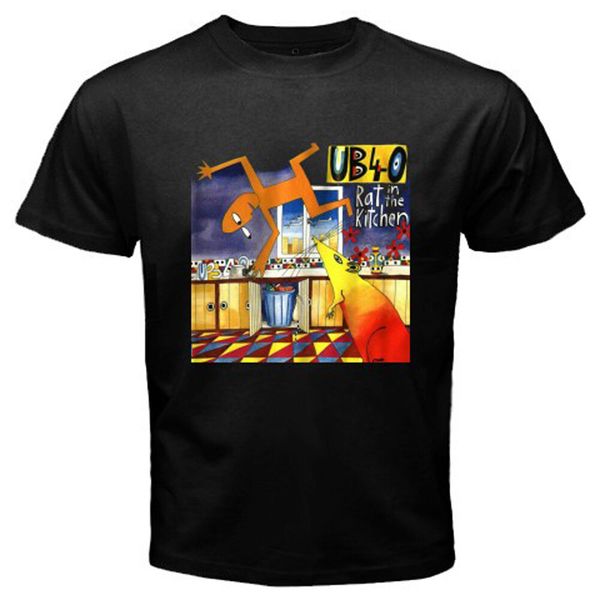 New UB40 Rat In The Kitchen Men's Black T-Shirt Size S to 3XL, White;black