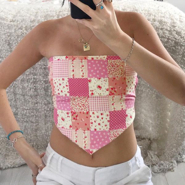 women's tanks camis plaid pink printed aesthetic fashion satin patchwork wrap crop comfortable women strapless party scarf tube-vest t, White
women's tanks camis plaid pink printed aesthetic fashion satin patchwork wrap crop comfortable women strapless party scarf tube-vest t, White