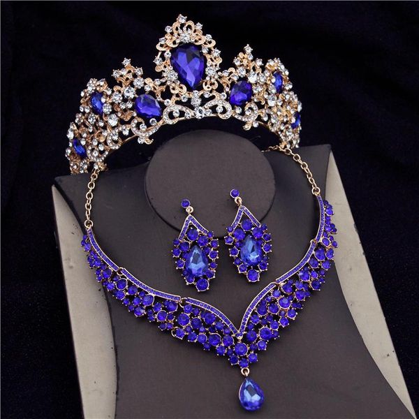 earrings & necklace baroque princess bridal jewelry sets for women fashion crown bride set tiaras earring wedding jewellry, Silver
earrings & necklace baroque princess bridal jewelry sets for women fashion crown bride set tiaras earring wedding jewellry, Silver
