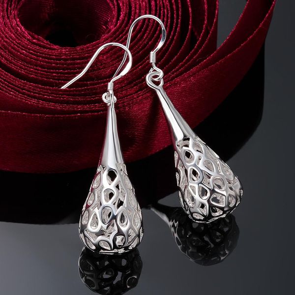 925 sterling silver dangle earrings for women hollow teardrop long earring wedding jewelry party
925 sterling silver dangle earrings for women hollow teardrop long earring wedding jewelry party