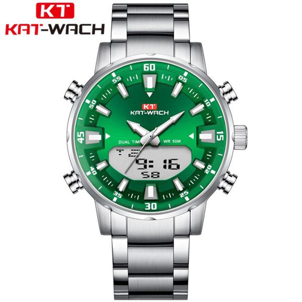 men sport mlitary quartz watch brand kat-wac fashion electronic watch count sports watches men bracelet alarm clock 2021 newg, Slivery;brown
men sport mlitary quartz watch brand kat-wac fashion electronic watch count sports watches men bracelet alarm clock 2021 newg, Slivery;brown