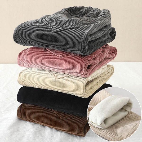 women's pants & capris corduroy women elastic waist autumn winter plus velvet harem long trousers size xxxl c5656, Black;white
women's pants & capris corduroy women elastic waist autumn winter plus velvet harem long trousers size xxxl c5656, Black;white