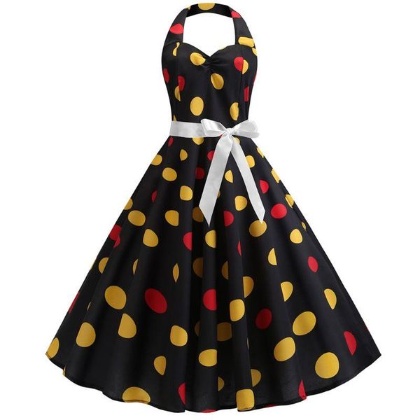 womens 1950s vintage floral halter swing dress sleeveless polka dot lace trim belted empire waist rockabilly cocktail tea bx0a casual dresse, Black;gray
womens 1950s vintage floral halter swing dress sleeveless polka dot lace trim belted empire waist rockabilly cocktail tea bx0a casual dresse, Black;gray