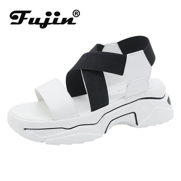 sandals fujin 2021 fashion open toe women's sports elastic platform shoes women thick-soled casual summer female, Black
sandals fujin 2021 fashion open toe women's sports elastic platform shoes women thick-soled casual summer female, Black