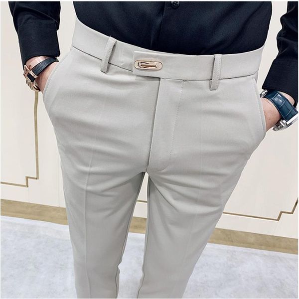men's suits & blazers formal pants, business fashion, clothing, slim-fit suit casual nine-point high-quality men dress pants, White;black
men's suits & blazers formal pants, business fashion, clothing, slim-fit suit casual nine-point high-quality men dress pants, White;black