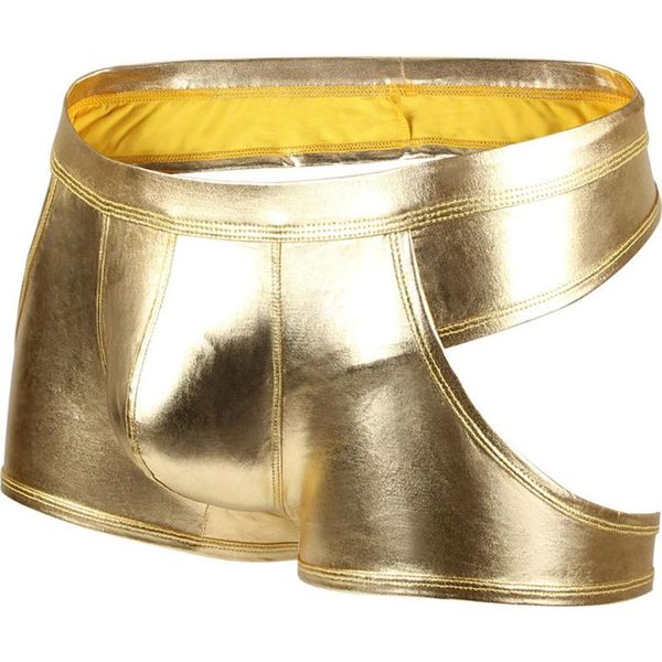 underpants patent leather open bushorts men bar nightclub clothing stage cut out panties boxer shorts man gay low wais underwear, Black;white
underpants patent leather open bushorts men bar nightclub clothing stage cut out panties boxer shorts man gay low wais underwear, Black;white